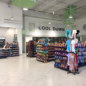 Cool Down snack aisle inside Fuel Maxx